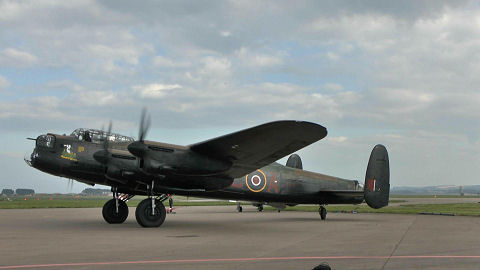 Avro Lancaster of RAF BBMF at Leuchars