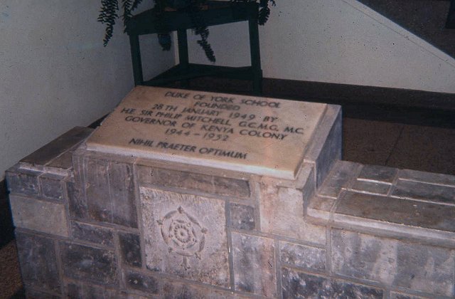 Foundation Stone, Duke of York School