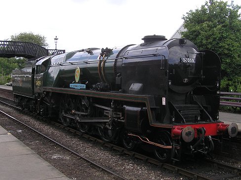 unstreamlined West Country 4-6-2 'Sir Archibald Sinclair', Blubell Railway