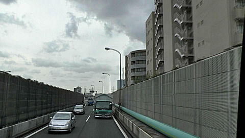 Japanese Motorway - sound barriers