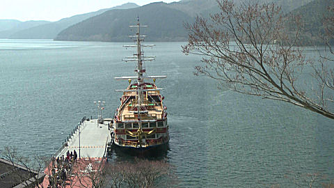 Lake Ashi galleon replica