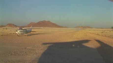 Holding Point for Runway 29, Geluk, Namibia