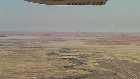 Flight over Namib-Naukluft National Park