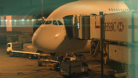 Boarding QANTAS A380