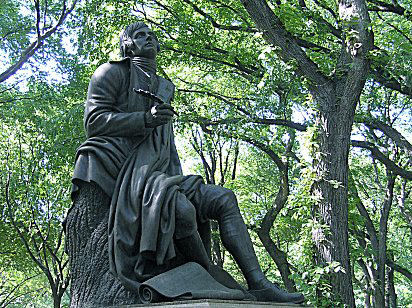 Robert Burns Statue Central Park, New York