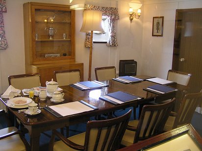 Admiral's dining room RMY BRITANNIA