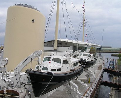 RMY Britannia boats