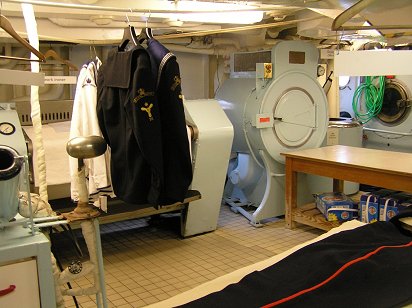 Royal Yacht ship's laundry
