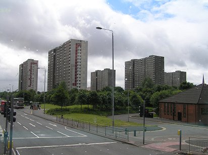 Springburn flats Glasgow