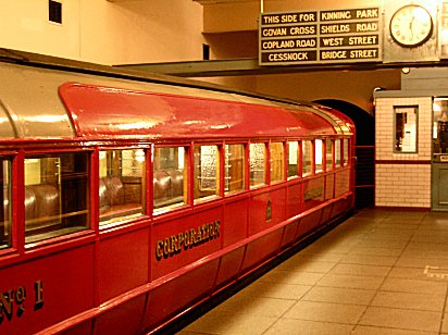 Glasgow Subway in Museum of Transport