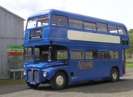Alexander blue-liveried Routemaster