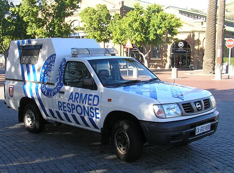Armed response vehicle, Cape Town