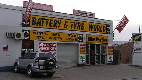 tyre and battery outlet, Knysna