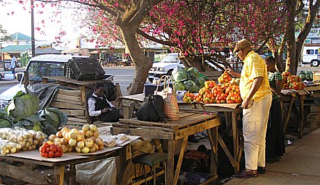 Market stalls, Mkuze, Kwa-Zulu Natal