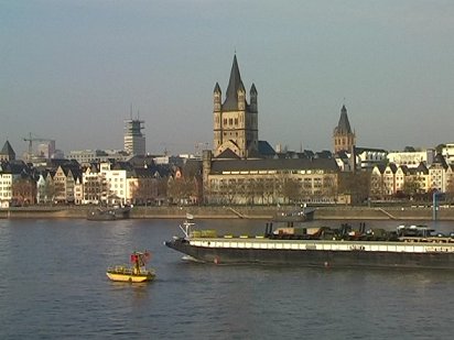 Cologne St Martens River Rhine