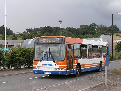 Strathtay Scottish bus Monifieth Farm