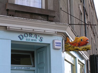 Dora's Fish and Chip Shop Stobswell Dundee