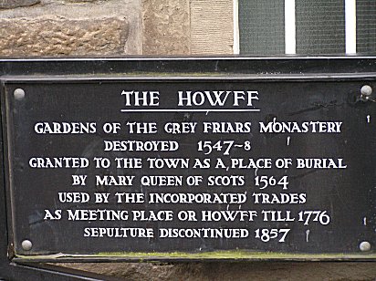 Howff burial ground Dundee