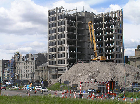 Demolition of Taydside House, Dundee