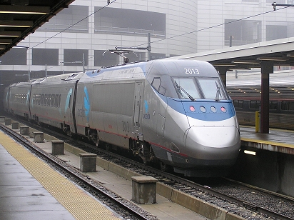 Amtrak Acela Express at Boston South