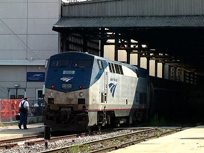 Amtrak P42 #122 at Milwaukee