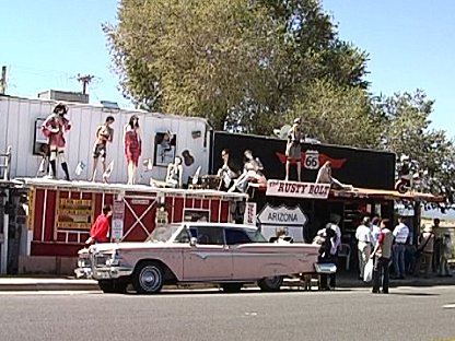 Pink Ford EDSEL, Seligman AZ